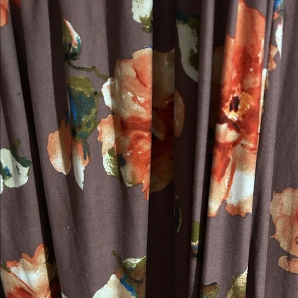 Floral Sleeveless Maxi Dress - Picture 2 of 3